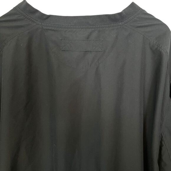 Duluth Trading Co Mens V-Neck Long Sleeve Bogey Black Windshirt Shirt sz 3XL - Picture 13 of 16